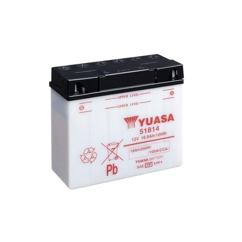 Batterie YUASA conventionnelle sans pack acide - 51814