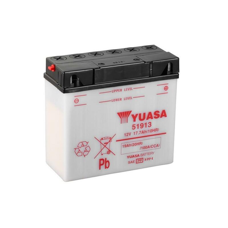 Batterie YUASA conventionnelle sans pack acide - 51913