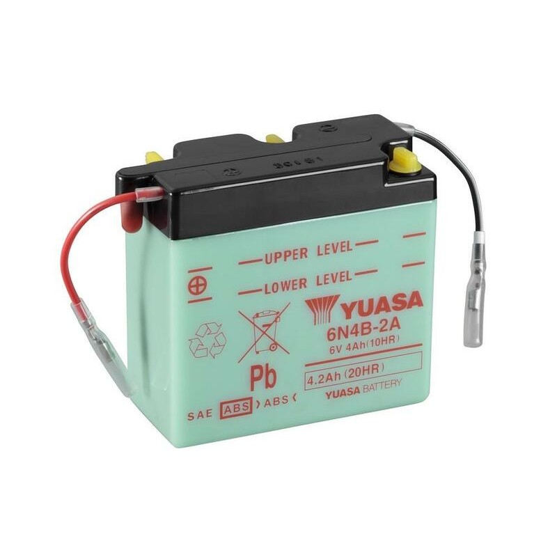 Batterie YUASA conventionnelle sans pack acide - 6N4B-2A