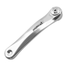 Manivelle gauche PROWHEEL Aluminium argent 170 mm Conicité carrée