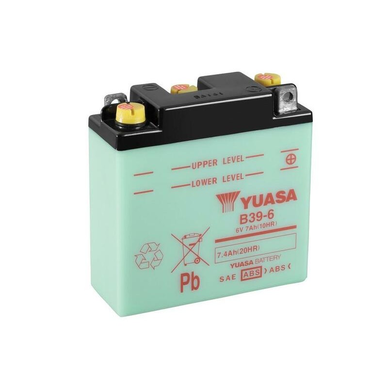 Batterie YUASA conventionnelle sans pack acide - B39-6