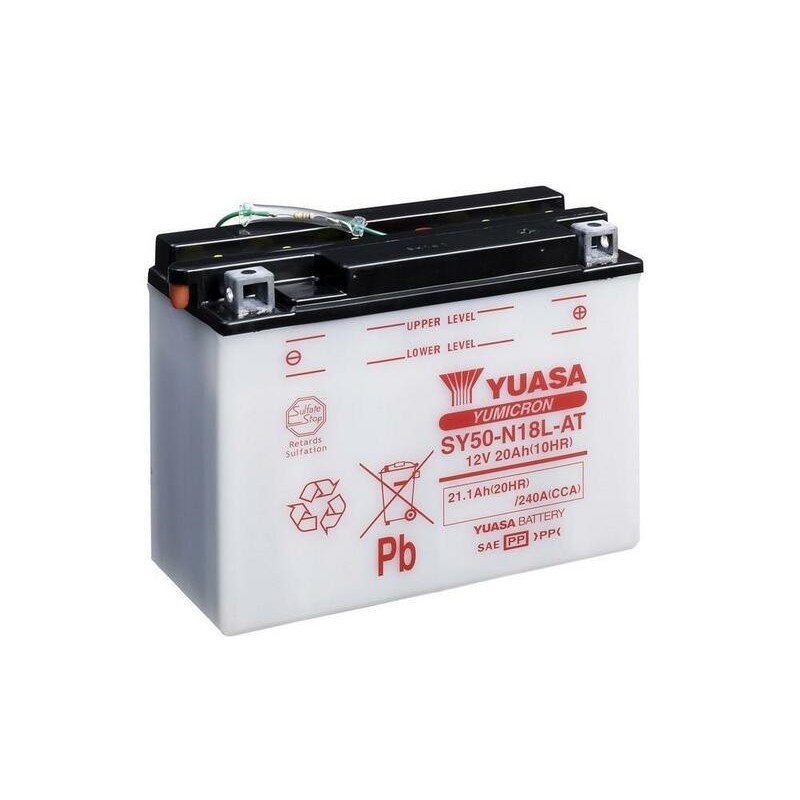 Batterie YUASA conventionnelle sans pack acide - SY50-N18L-AT