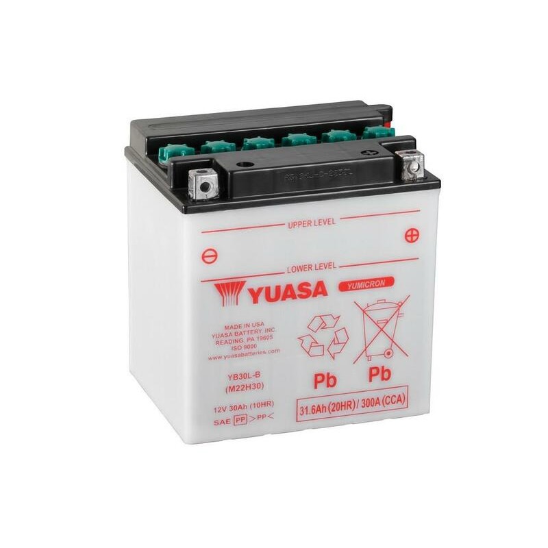 Batterie YUASA conventionnelle sans pack acide - YB30L-B