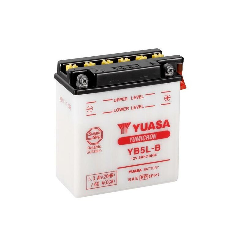 Batterie YUASA conventionnelle sans pack acide - YB5L-B