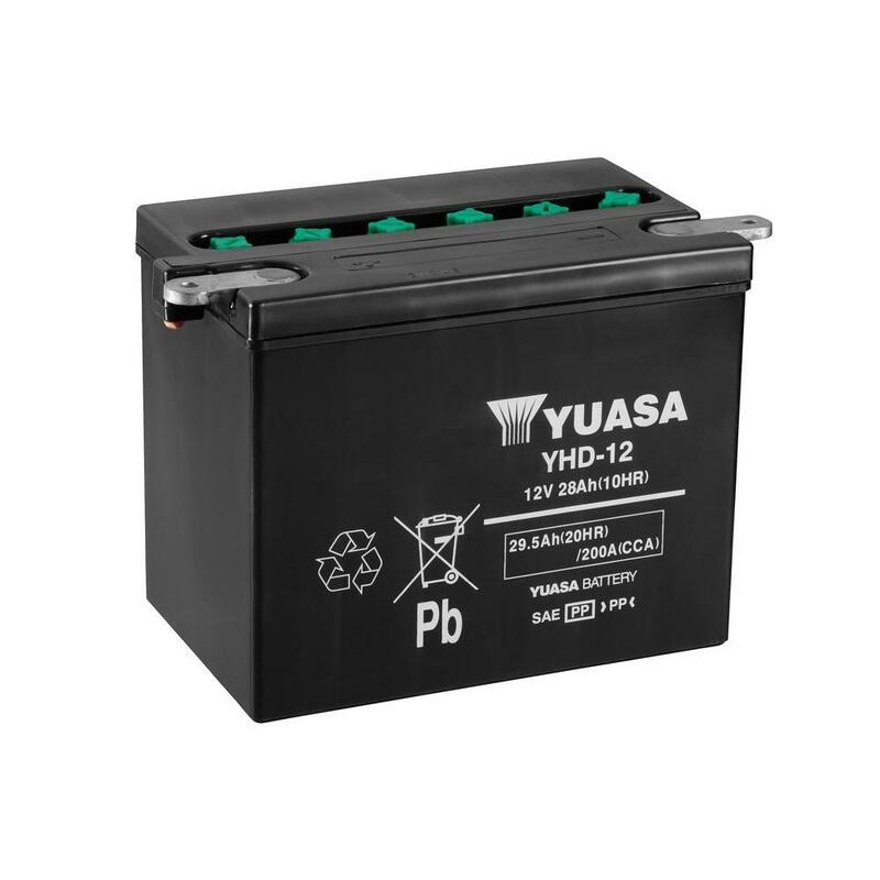 Batterie YUASA conventionnelle sans pack acide - YHD-12