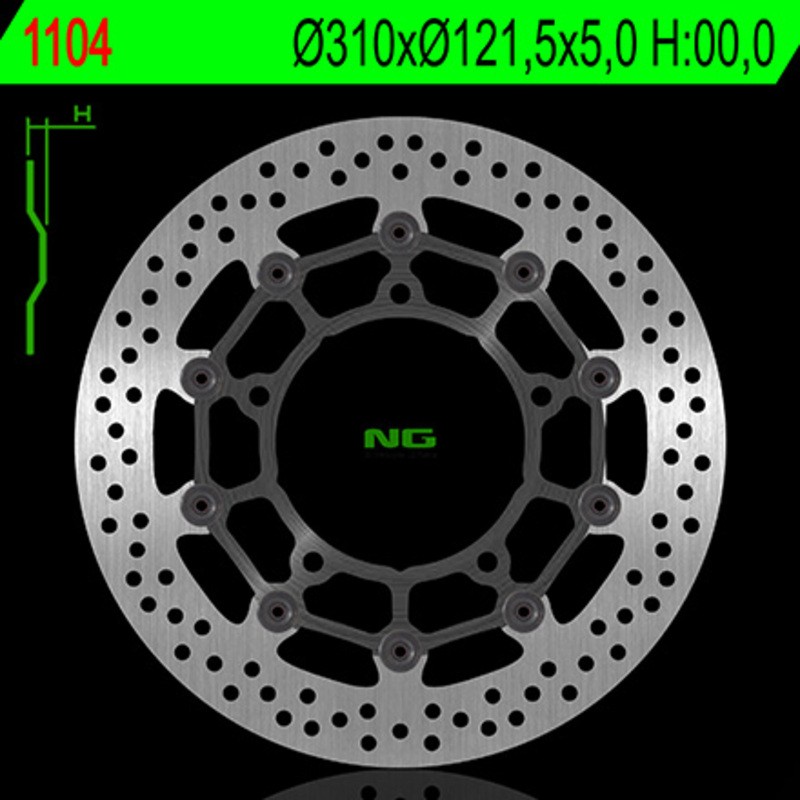 Disque de frein NG BRAKE DISC flottant - 1104