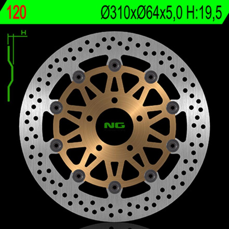 Disque de frein NG BRAKE DISC flottant - 120