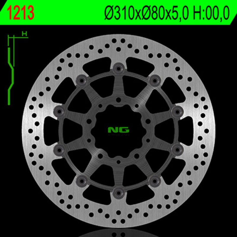 Disque de frein NG BRAKE DISC flottant - 1213