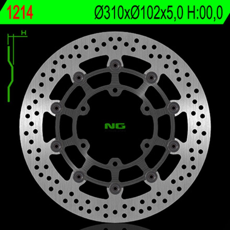 Disque de frein NG BRAKE DISC flottant - 1214