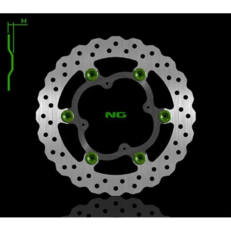 Disque de frein NG BRAKE DISC pétale flottant - 1324X