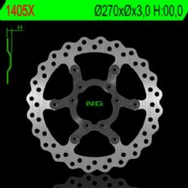 Disque de frein NG BRAKE DISC pétale flottant - 1405X