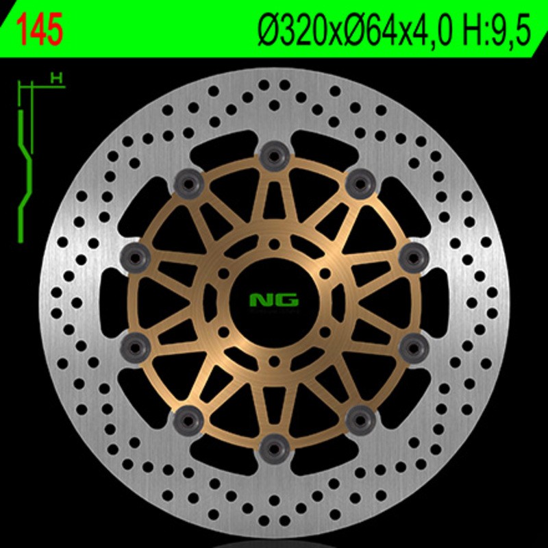 Disque de frein NG BRAKE DISC flottant - 145