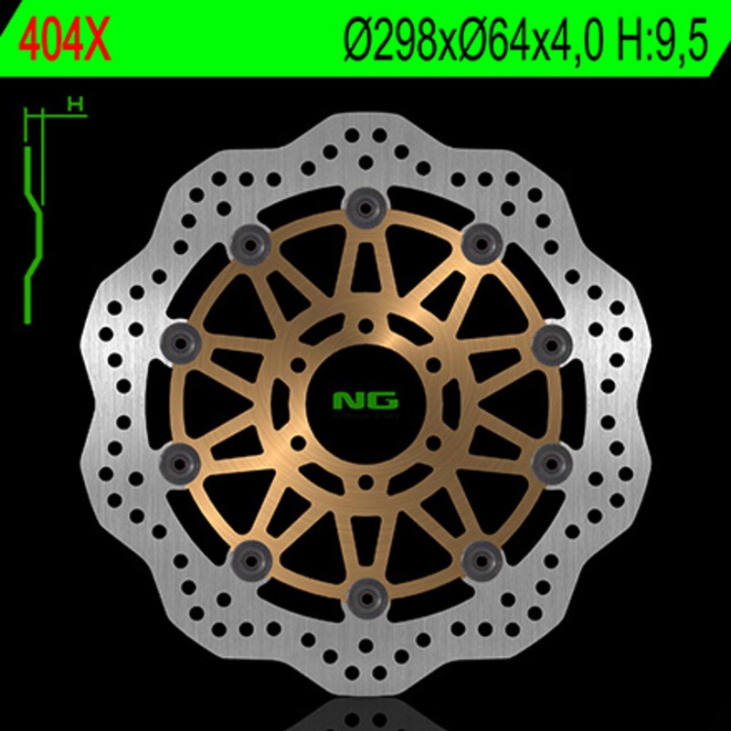 Disque de frein NG BRAKE DISC pétale flottant - 404X