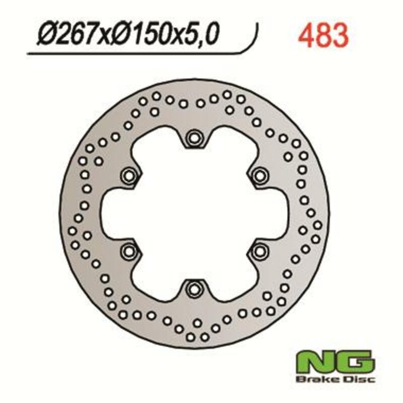 Disque de frein NG BRAKE DISC fixe - 483