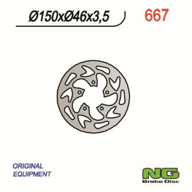 Disque de frein NG BRAKE DISC fixe - 667