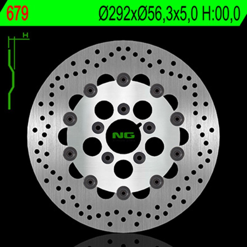 Disque de frein NG BRAKE DISC flottant - 679