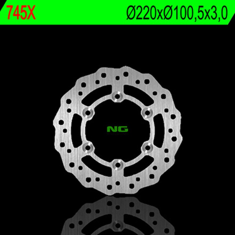 Disque de frein NG BRAKE DISC pétale fixe - 745X