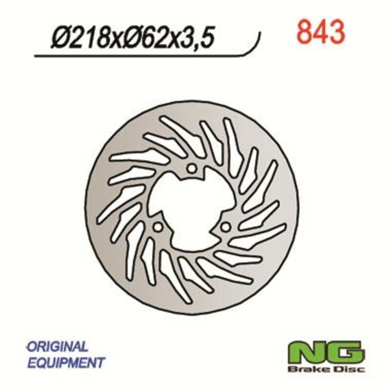 Disque de frein NG BRAKE DISC fixe - 843