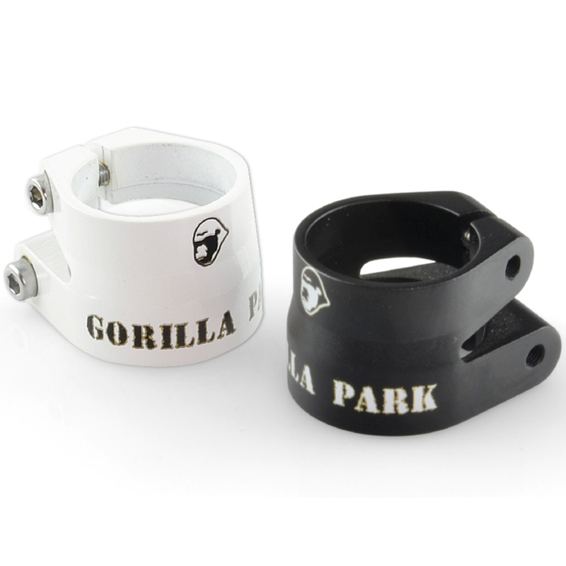 Collier pour tige de selle de vélo UNO Gorilla Park Ø27,2 Blanc