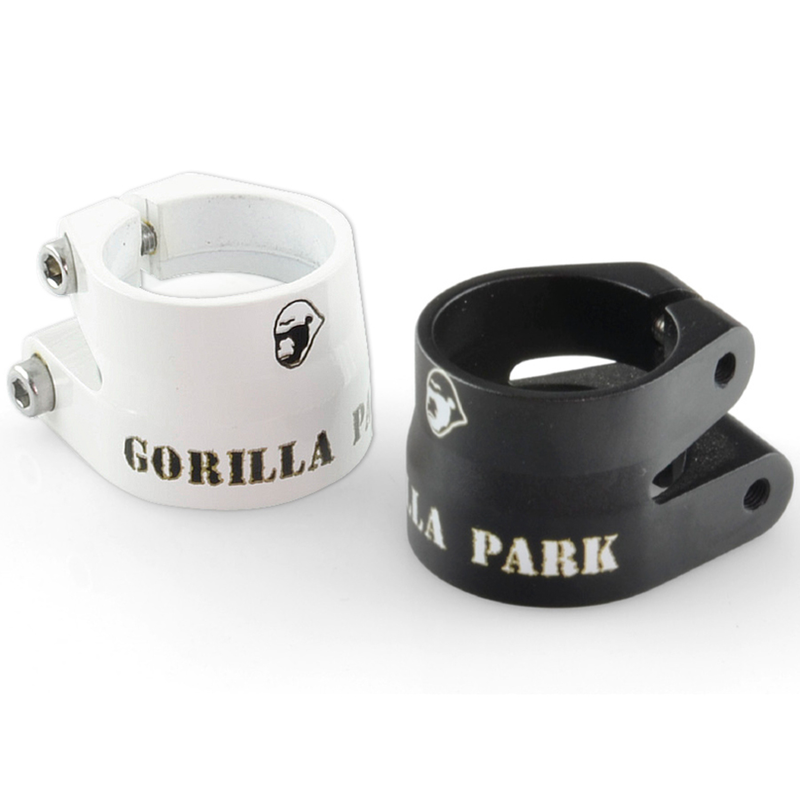 Collier pour tige de selle de vélo UNO Gorilla Park Ø31,6 Blanc