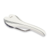 Selle VELO Miles Vex rails en alliage CrN / Ti Unisexe Blanc