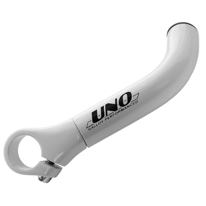 Embouts guidon UNO L : 125 mm Argent