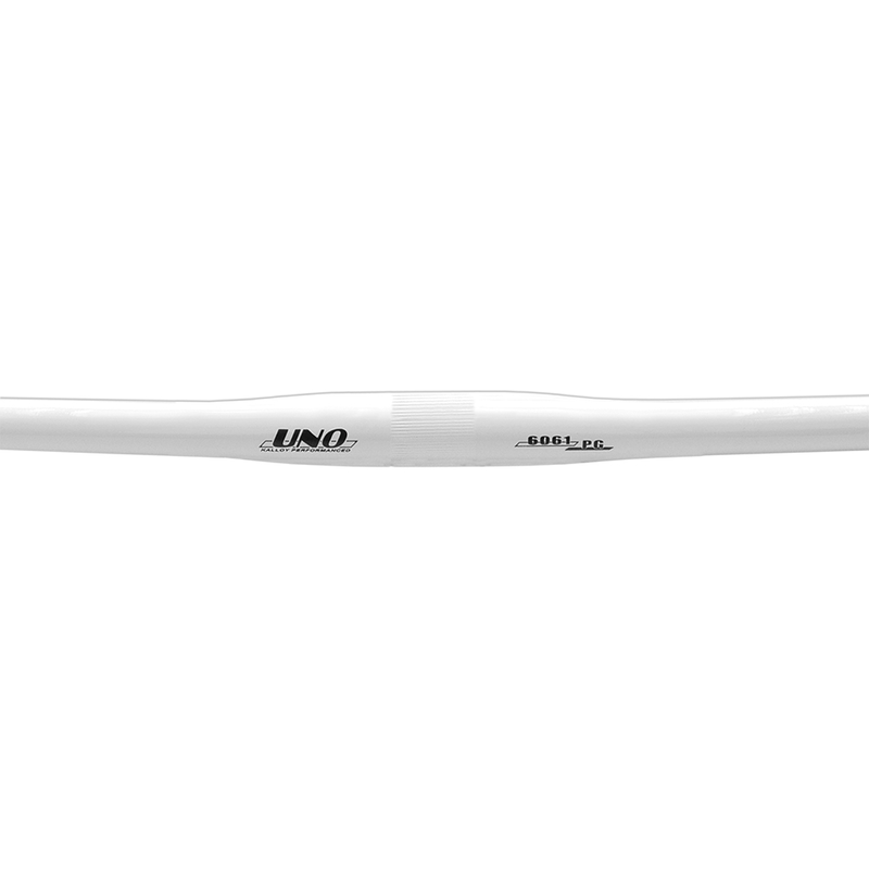 Guidon de vélo VTT / Ville UNO Ø31,8 – 600 mm Blanc