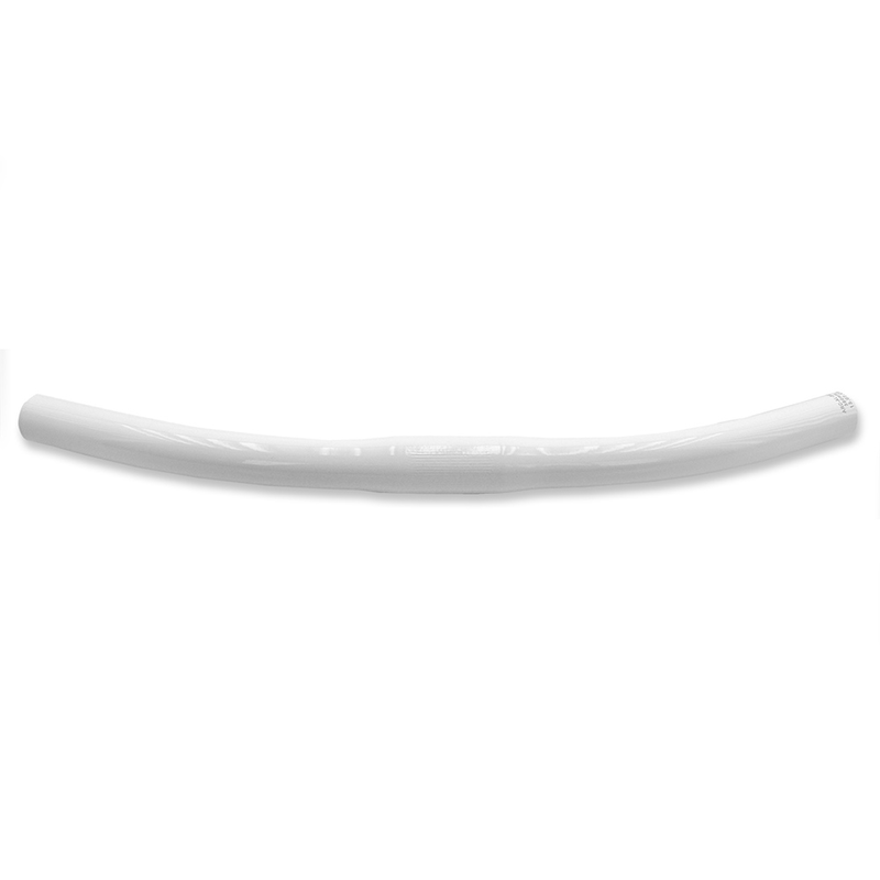 Guidon de vélo V BIKE étroit pour livraison / fixie / singlespeed ø25.4 380mm blanc