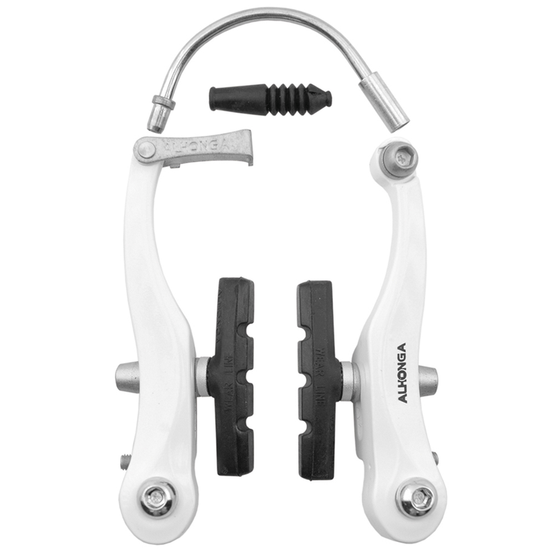 Jeu de frein ALHONGA V-Brake aluminium - blanc