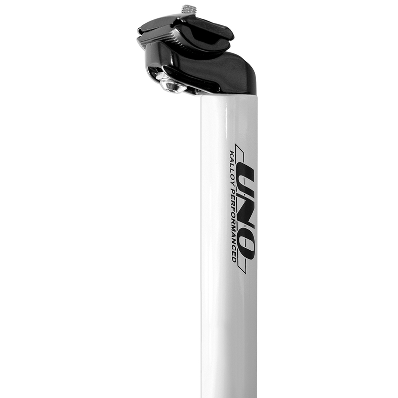 Tige de selle de vélo UNO L : 400 mm Ø28,6 Blanc