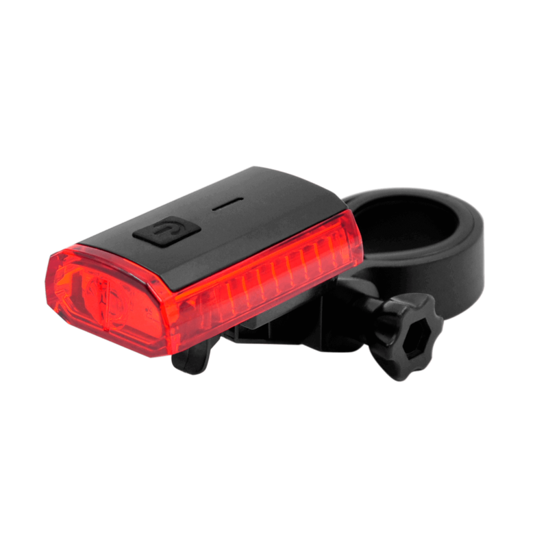 Feu arrière de sécurité pour vélo led V BIKE avec stop tech batterie rechargeable intégrée