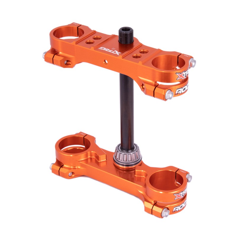 Té de fourche XTRIG Rocs Tech Offset 22 mm - orange KTM SX50