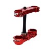 Té de fourche SCAR Offset 22mm - rouge Honda CRF450R