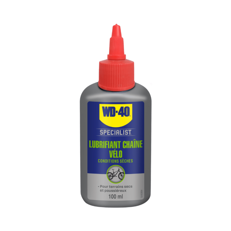 Lubrifiant chaine conditions sèches vélo WD 40 Specialist® - 100ml