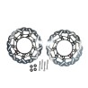 Kit Disque de frein Oversize BRAKING SK2 Racing Wave flottant - 320 OKWK01