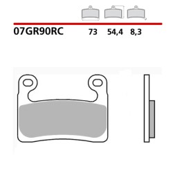 Plaquettes de frein BREMBO...