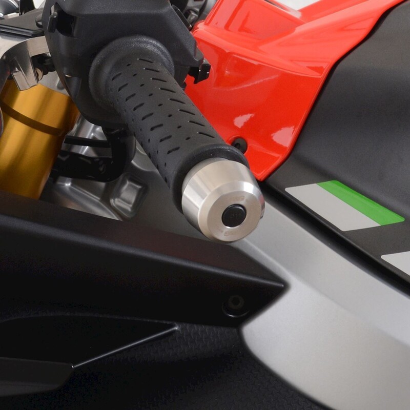 Embouts de guidon R&G RACING - inox Aprilia RS660