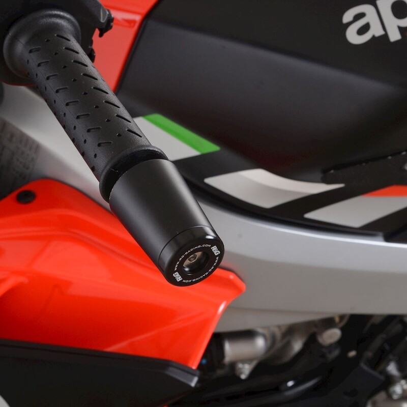 Embouts de guidon R&G RACING - noir Aprilia Tuono 660