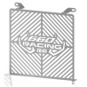 Protection de radiateur gravée R&G RACING - inox Aprilia