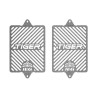 Protections de radiateur gravée R&G RACING (paire) - inox Tiger 850 Sport