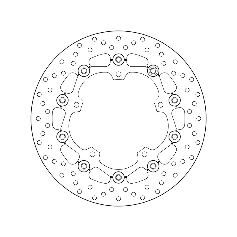 Disque de frein BREMBO Oro semi-flottant - 78B40849