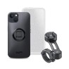 Pack complet SP-CONNECT Moto Bundle fixé sur guidon - iPhone 13