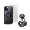 Pack complet SP-CONNECT Moto Bundle fixé sur guidon - iPhone 13 Mini