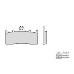 Plaquettes de frein BREMBO...