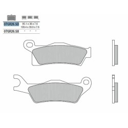 Plaquettes de frein BREMBO...