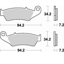 Plaquettes de frein BRAKING...