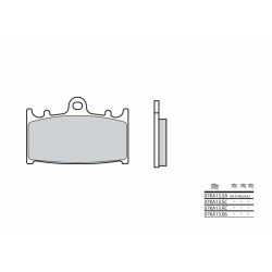 Plaquettes de frein BREMBO...