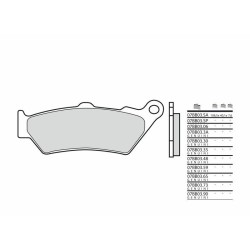 Plaquettes de frein BREMBO...