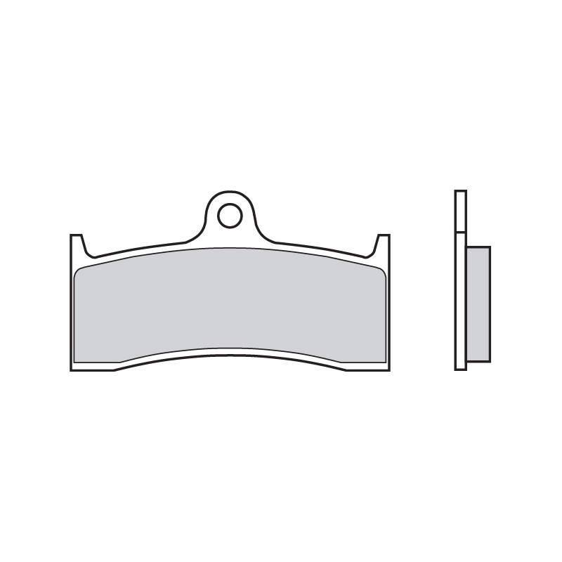 Plaquettes de frein BREMBO route carbone céramique - 07KA2009