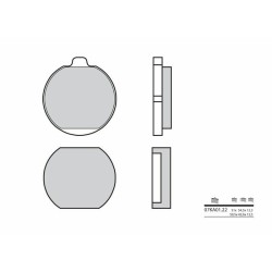 Plaquettes de frein BREMBO...